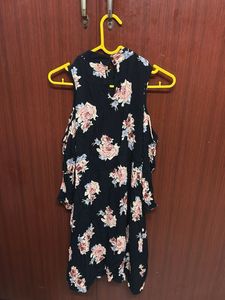Floral Cold Shoulder Dress