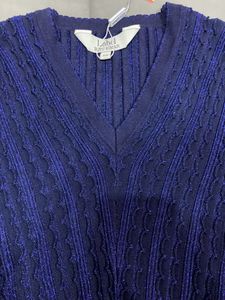 Label Ritu Kumar Blue Solid Dress