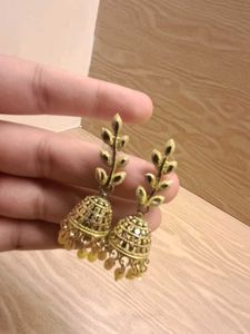 Yellow Jhumka