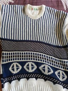 Patterned Knit Sweater