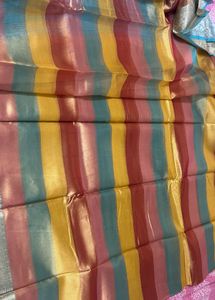 Tissue Silk Saree With Running Blouse