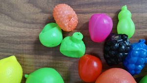 Plastic Fruit &amp; Vegetables Toys