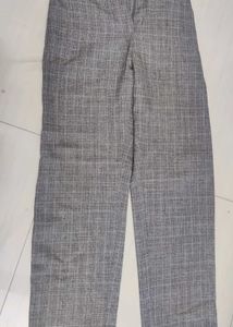 Formal Check Pants For Women