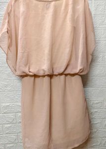 Tops &amp; Dresses For Rs.99/ Peach Embroidery Dress