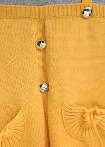 Yellow 💛 And Gray 🩶 Belt Sweater