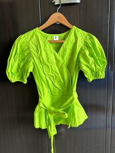 Athena Neon Green Top