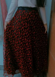 Ruby Night Black and Red Skirt♥️🖤