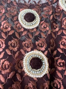 Dubai Net Kurti With Nice Neck