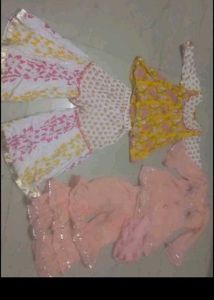 Floral Print Dress Set 3 Piece