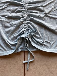 Blue Drawstring T-Shirt