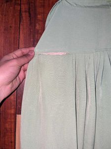 Green Frock &amp; Shalwar Set – Cotton Blend