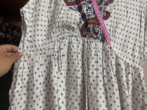 “Zudio” Paisley Retro Fusion Flare Dress