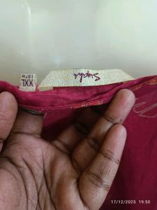 xxl a line mirror work embroidery kurta