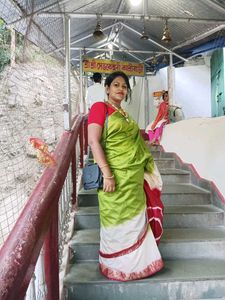 Elegant Green Saree