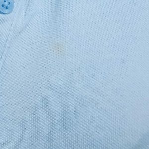 Baby Blue Cropped Polo
