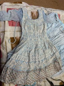 Shara And Frock With Dupatta Party Wear Dress