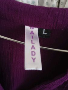Purple Tiered Dress