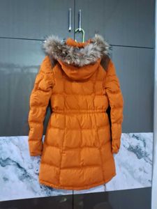 mont bell Orange Puffer Coat