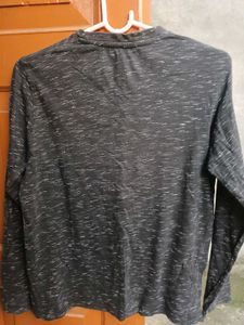 Pantaloons Gray Graphic Print Tee