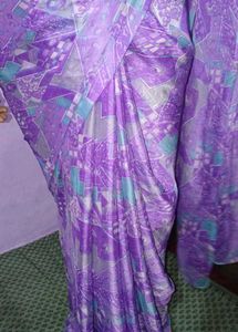 Elegant Purple Saree
