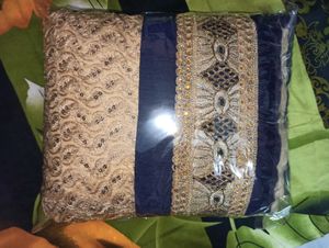 Elegant Blue &amp; Gold Kurta Set