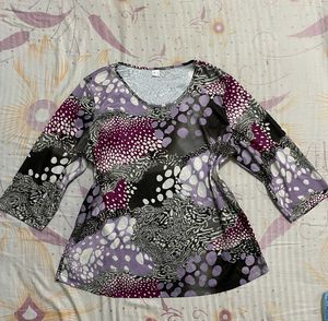 Abstract MultiColor Top Bust Fits 38/40/42