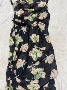 Floral Backless Maxi Dress
