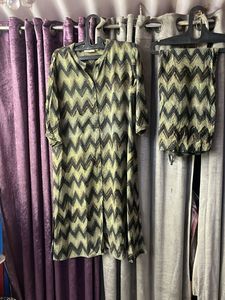 Ulta Green Patterned Top
