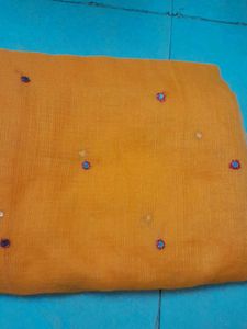 A Orange Saree 🥻 😍
