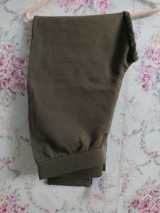 Olive Fleece Trousers