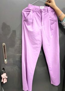 Lilac Cropped Blazer