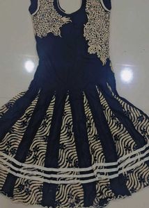 Embroidered ethnic gowns set of 2