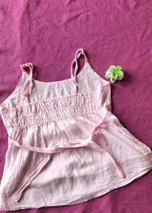 Pink Top &amp; Kurti Set