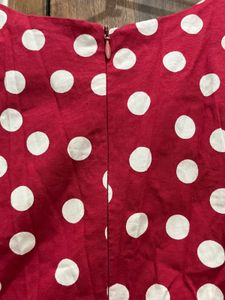 Retro Red Polka Dot Dress