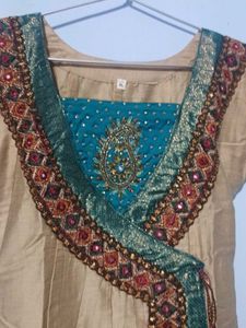 Ethnic Embroidered Dress (3 Piece)