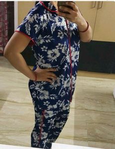 Woman Satin Nighty Suit