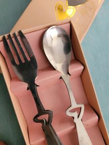 Heart Spoon & Fork
