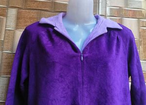 Purple Velvet Lounge Dress