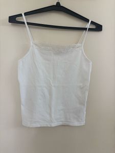 H&amp;M LACE DETAIL CAMI TOP