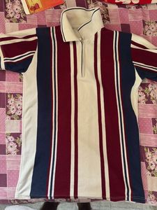 Striped Polo T-Shirt