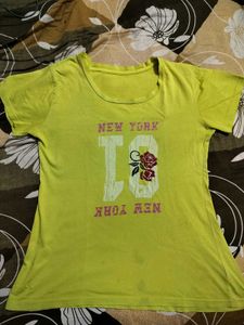 T-Shirt For Women & Girls (Neon)