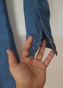 Long Denim Dress.Thick Soft Material. Casual Wear