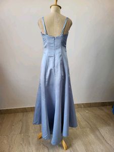Elegant Blue Maxi Dress