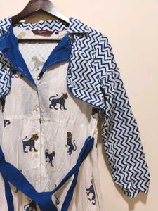 Dog Print Dress