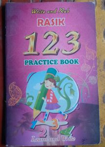 Write And Rub Practice Book Kids