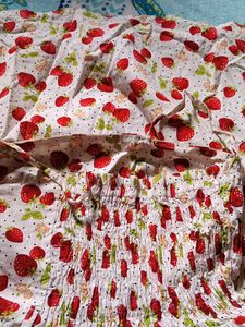 Strawberry Print Sundress