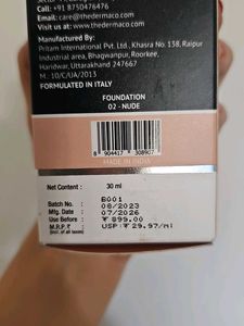 The Derma Co Foundation - SPF 40 shade no 2