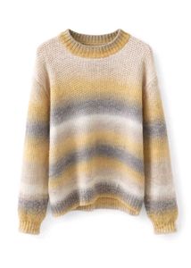 Striped Knit Sweater