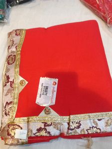 Elegant Red Saree