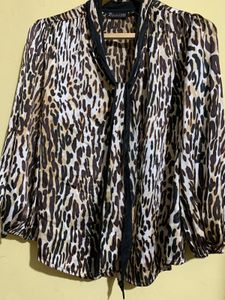 Leopard Print Blouse